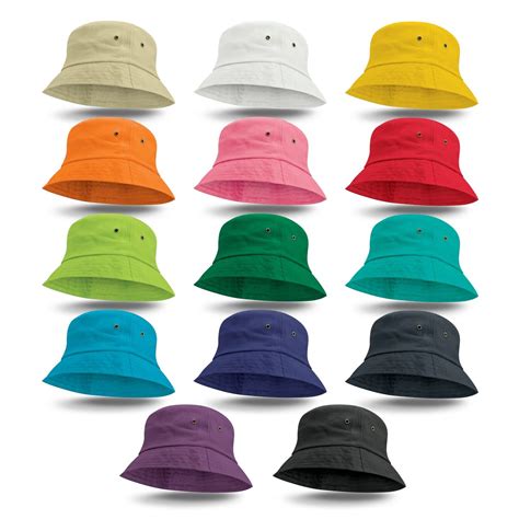 bucket hats.